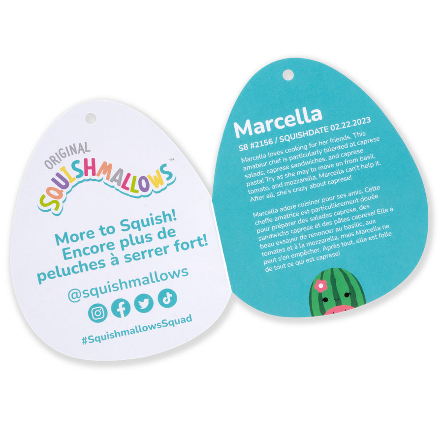 Squishmallows 8-Inch Marcella Watermelon Octopus Fusion Squad Green | 410-ESDYUH