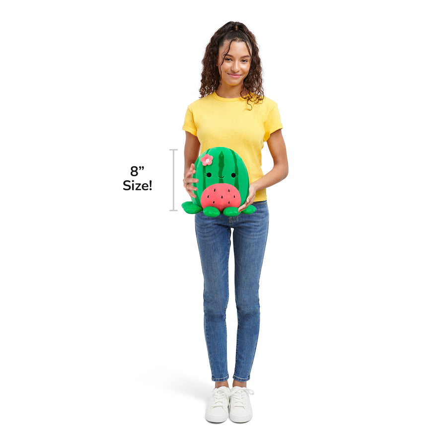 Squishmallows 8-Inch Marcella Watermelon Octopus Fusion Squad Green | 410-ESDYUH