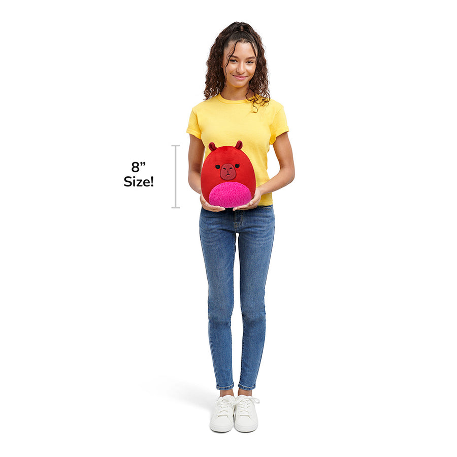 Squishmallows 8-Inch Marcia Maroon Capybara Fantasy Squad Red | 283-TENQXM