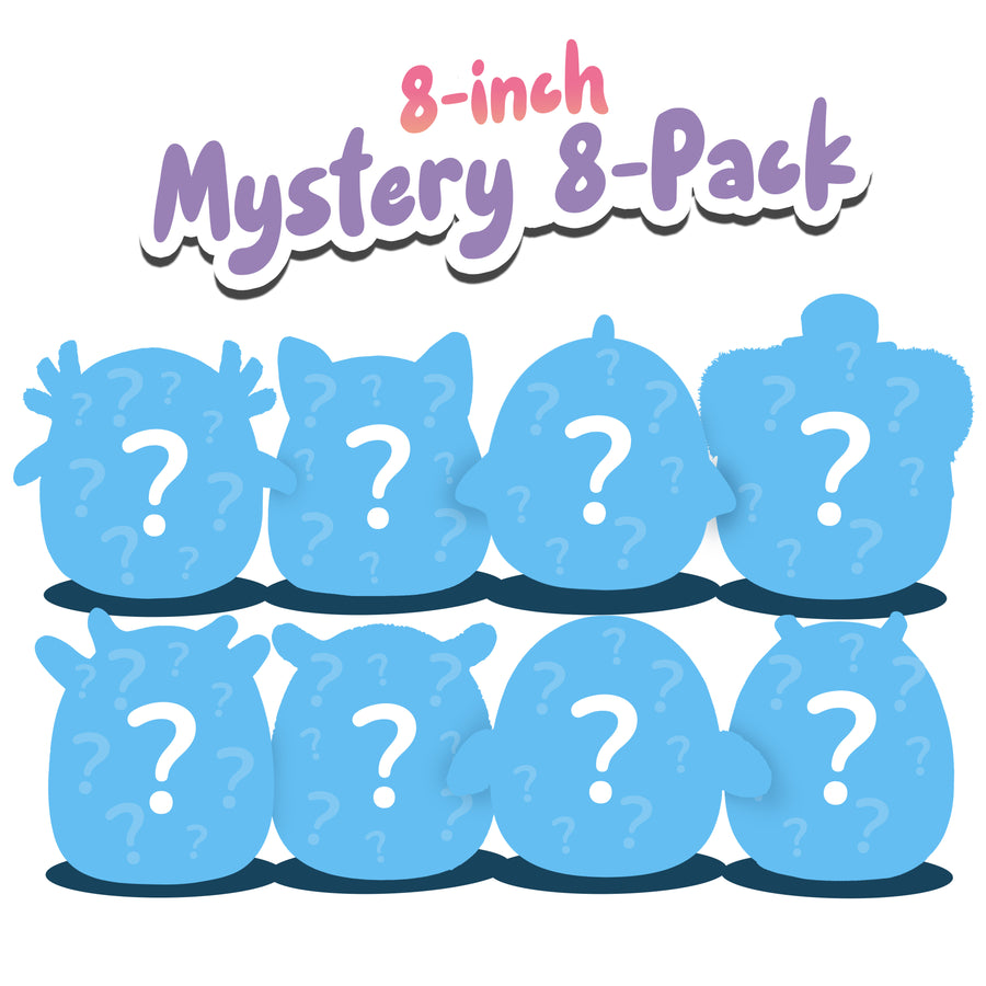 Squishmallows 8-Inch Mystery Plush 8 Pack Multi Packs Multicolor | 857-PKCEIA