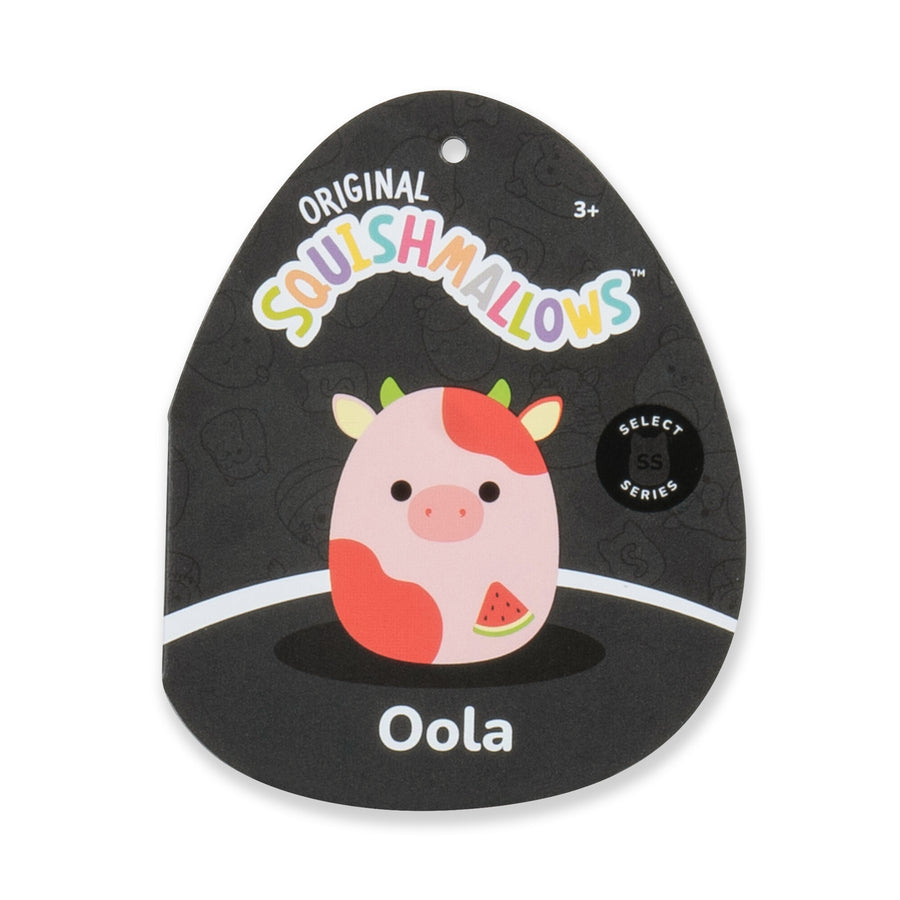 Squishmallows 8-Inch Oola Watermelon Scented Cow Fusion Squad Red | 892-TEDNZS