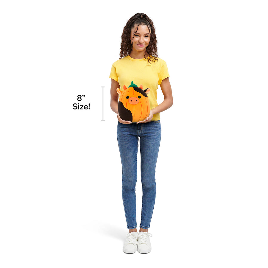 Squishmallows 8-Inch Pumpkin Connor Celebrate 'Mallow Mash Orange | 480-ERLNTV