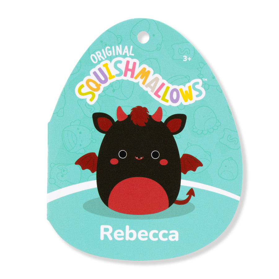 Squishmallows 8-Inch Rebecca Jersey Devil Seasonal Squad Black / Maroon | 450-QEUNGD