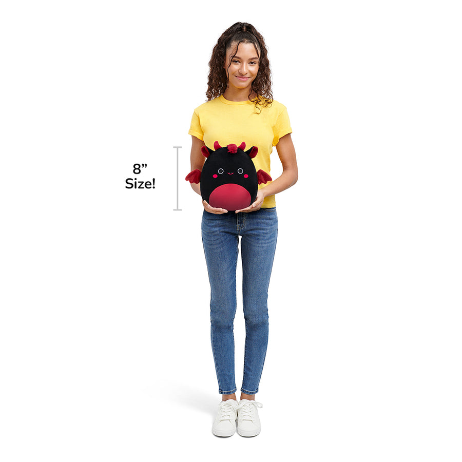 Squishmallows 8-Inch Rebecca Jersey Devil Seasonal Squad Black / Maroon | 450-QEUNGD