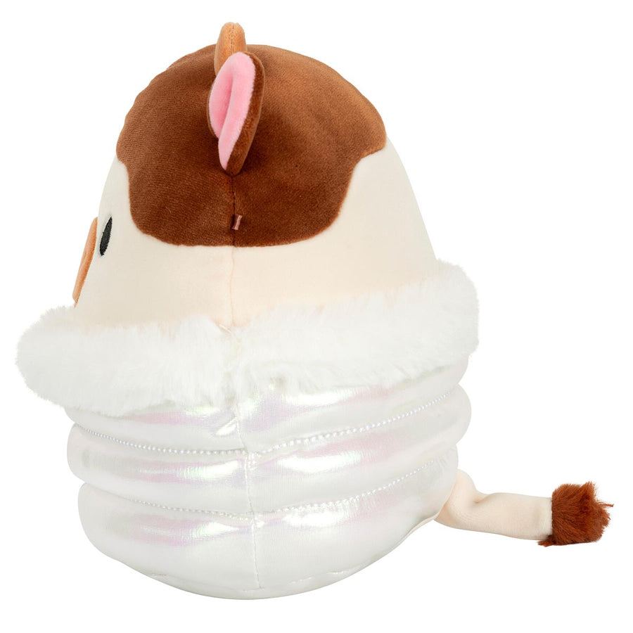Squishmallows 8-Inch Ronnie the Cow in Puffer Jacket Food Squad White | 450-JOKLUG