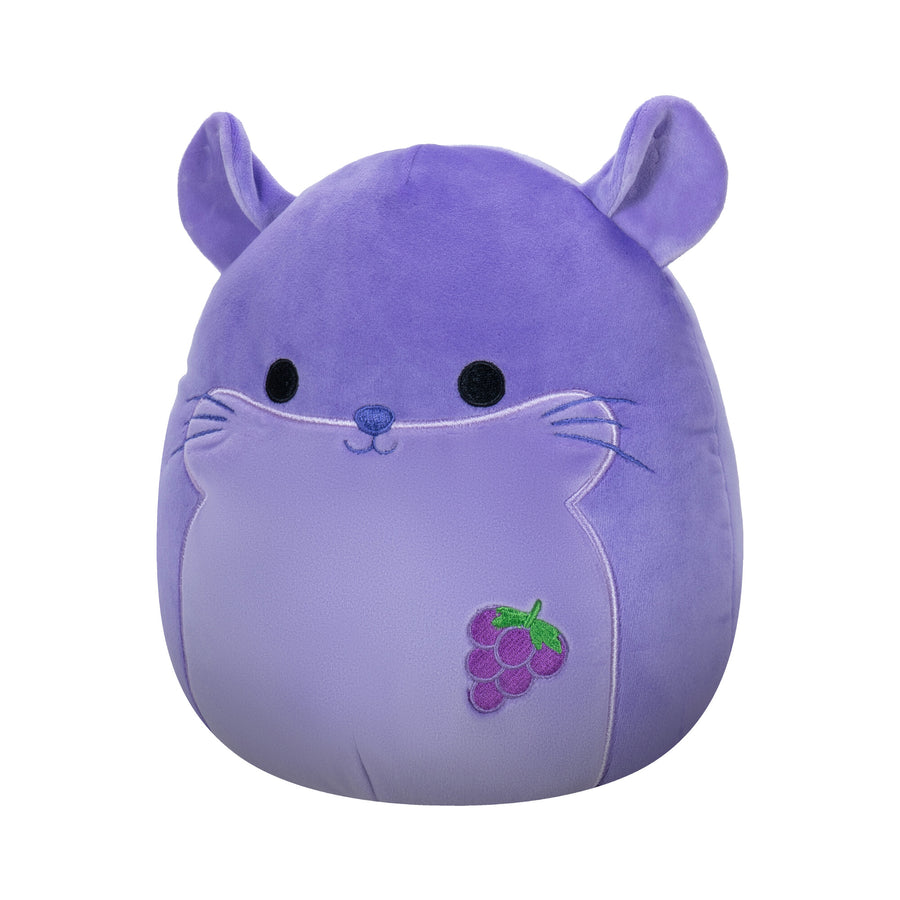 Squishmallows 8-Inch Zergman Grape Scented Chinchilla Fusion Squad Purple | 098-OLXIGY