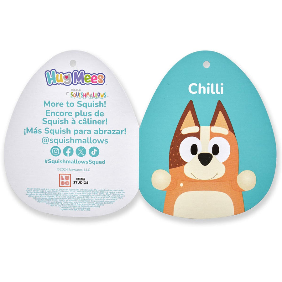 Squishmallows Bluey 10-Inch Chilli HugMees Orange | 528-VIKAFP