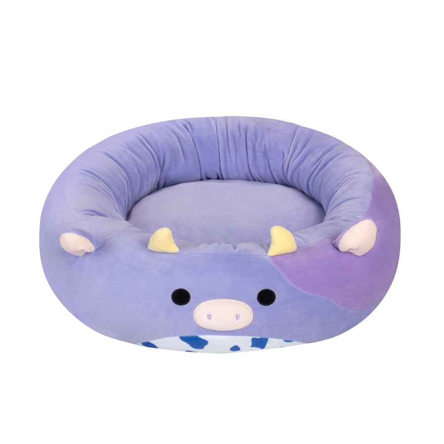 Squishmallows Bubba Cow Pet Bed Purple | 526-EZBMWG
