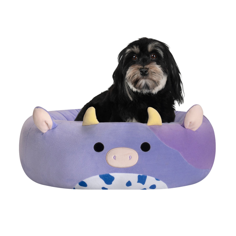 Squishmallows Bubba Cow Pet Bed Purple | 526-EZBMWG