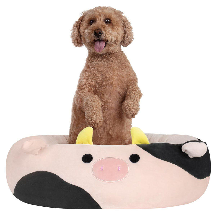 Squishmallows Connor Cow Pet Bed Purple | 638-ZFSMWV