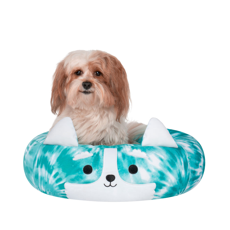 Squishmallows Halver Corgi Pet Bed Blue | 750-XCNLYZ