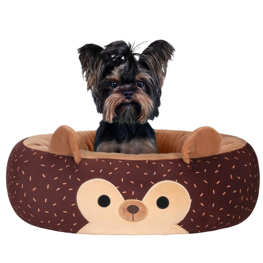 Squishmallows Hans Hedgehog Pet Bed Dark Brown | 814-DRFUBW