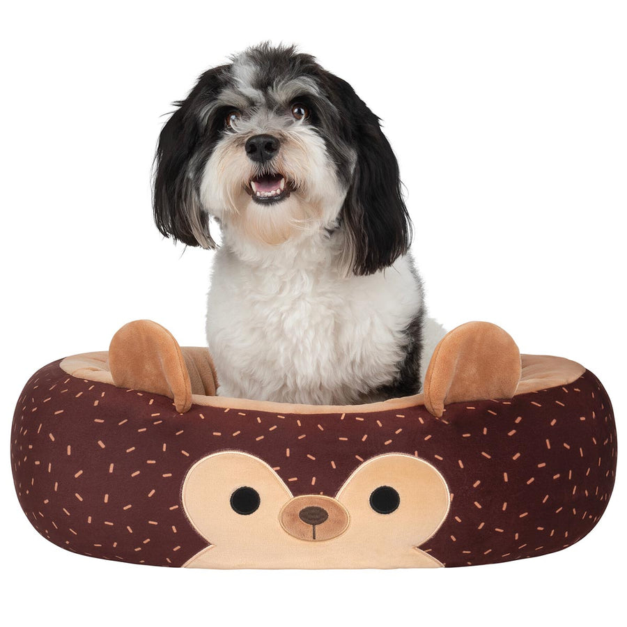 Squishmallows Hans Hedgehog Pet Bed Dark Brown | 814-DRFUBW