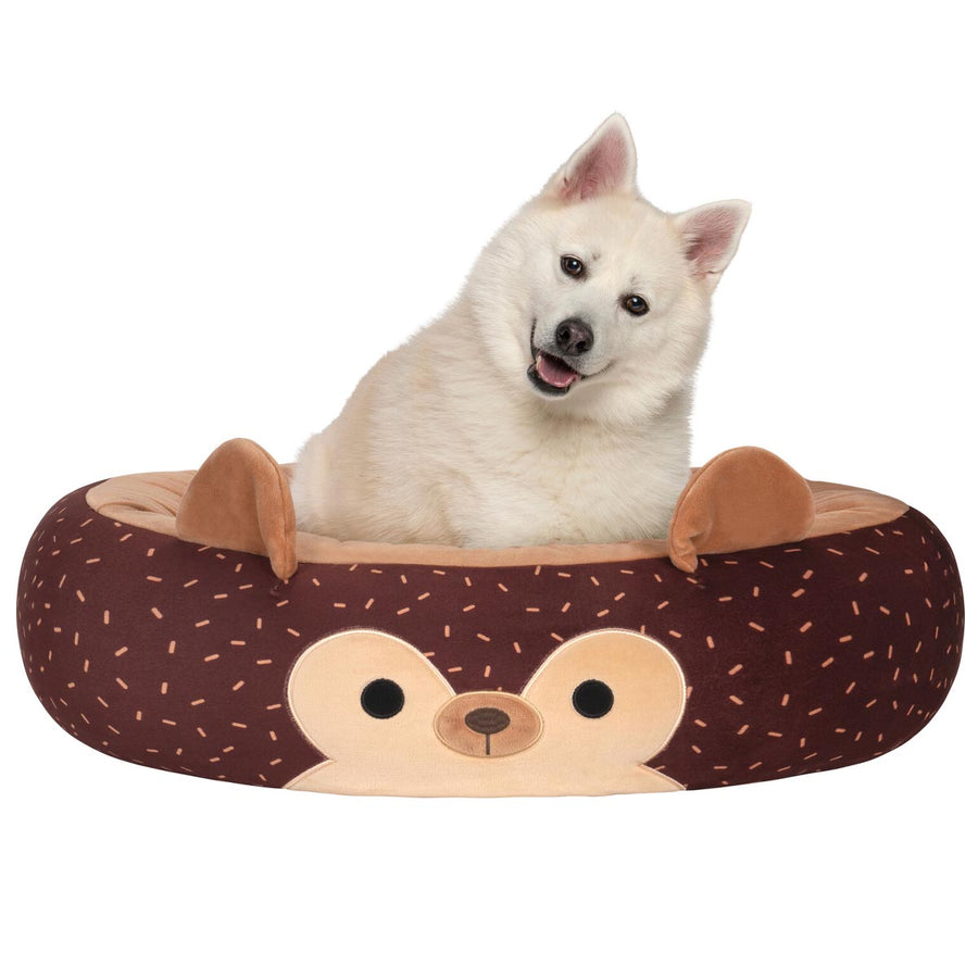 Squishmallows Hans Hedgehog Pet Bed Dark Brown | 814-DRFUBW