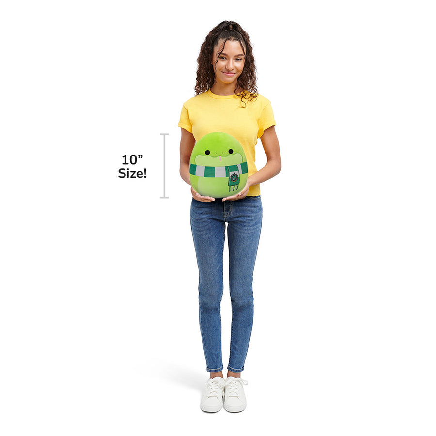 Squishmallows Harry Potter 10-Inch Slytherin Snake Fantasy Squad Green | 927-ZIBDKW
