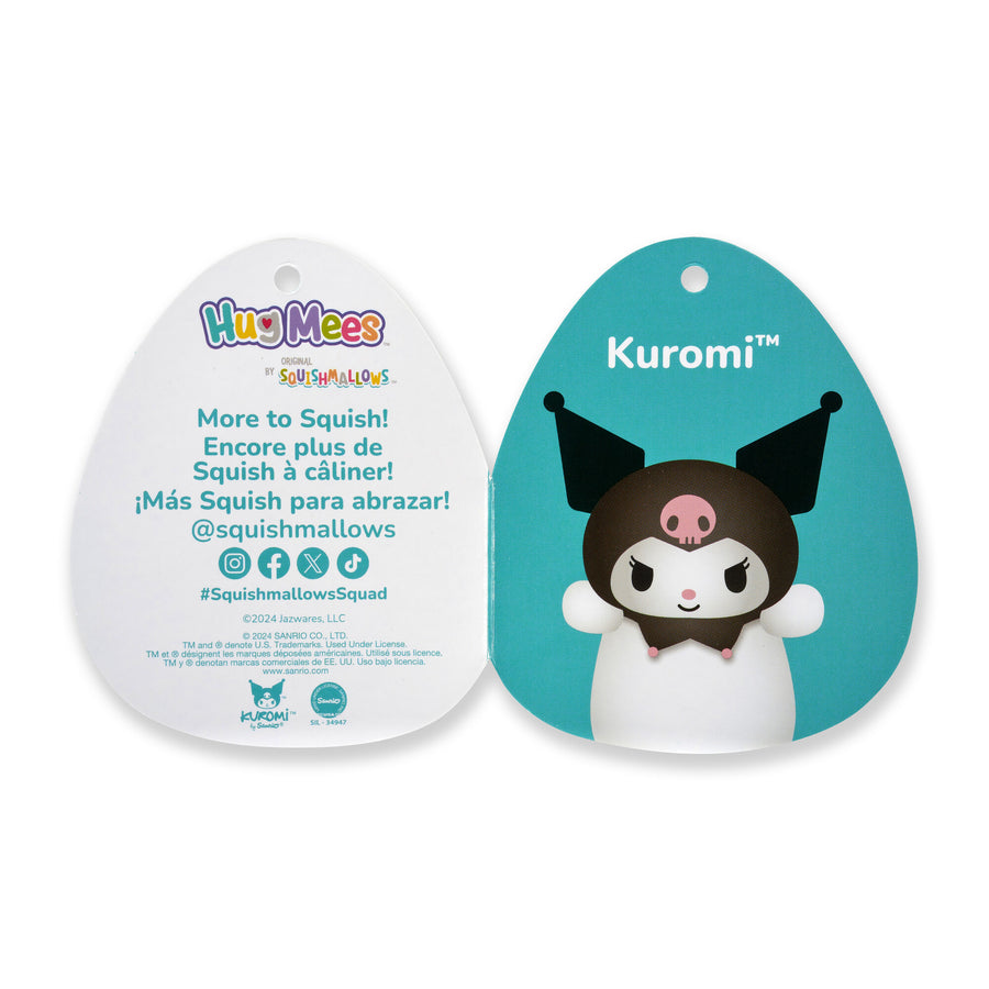 Squishmallows 10-Inch Kuromi HugMees HugMees Black | 509-YLCDTZ