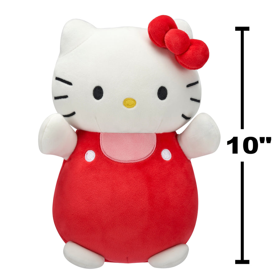 Squishmallows 10-Inch Hello Kitty HugMees HugMees Red | 216-PDWNMF