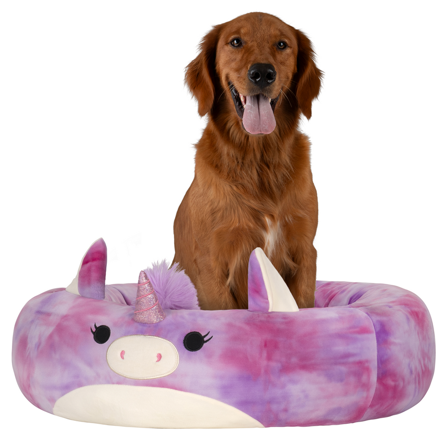 Squishmallows Lola Unicorn Pet Bed Purple | 304-IZYEWB