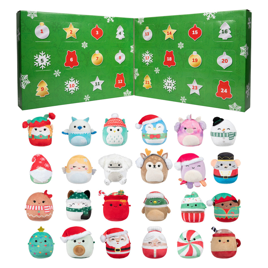 Squishmallows Micromallows 24-Day Holiday Advent Calendar Multi Packs Multicolor | 451-NSLDXG
