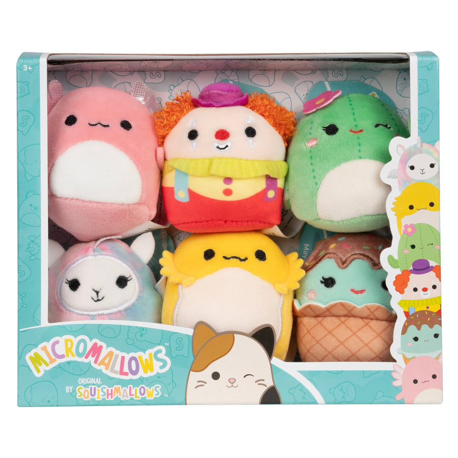 Squishmallows Micromallows 6-Pack Multi Packs Multicolor | 257-QJANPY