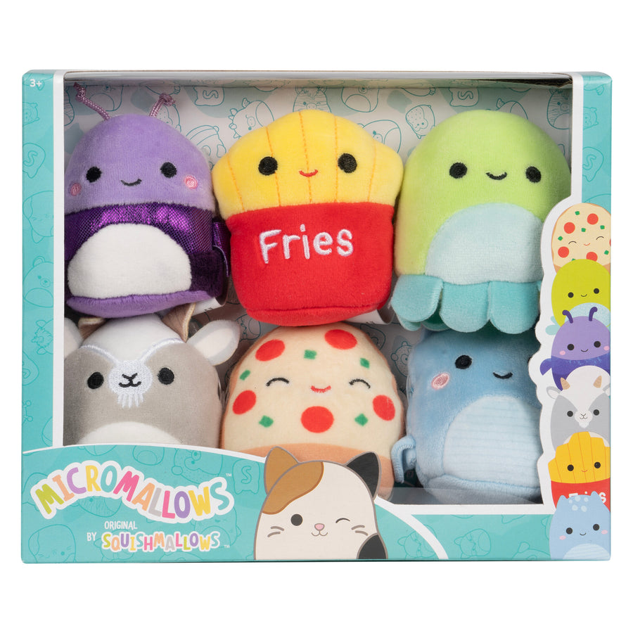 Squishmallows Micromallows 6-Pack Multi Packs Multicolor | 943-GKWBSH