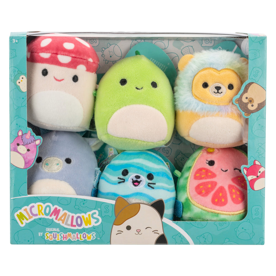 Squishmallows Micromallows 6-Pack Multi Packs Multicolor | 587-QVJBOY
