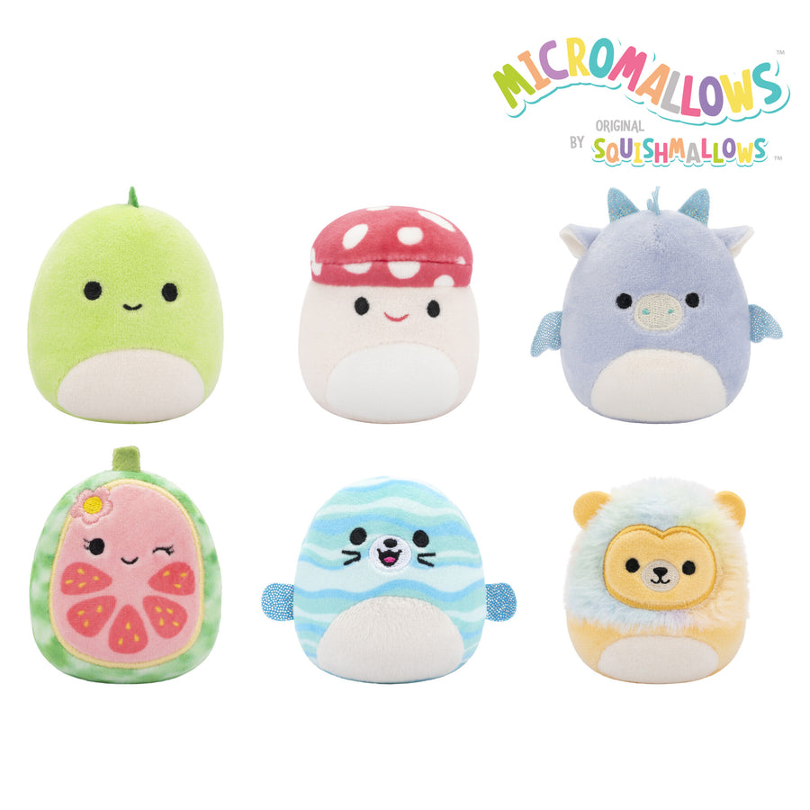 Squishmallows Micromallows 6-Pack Multi Packs Multicolor | 587-QVJBOY