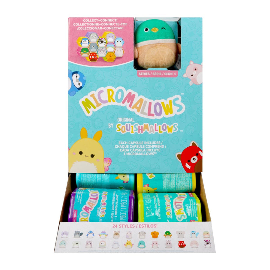 Squishmallows Micromallows Plush Mystery Capsules Series 1 Box Multi Packs Multicolor | 256-CODUGT