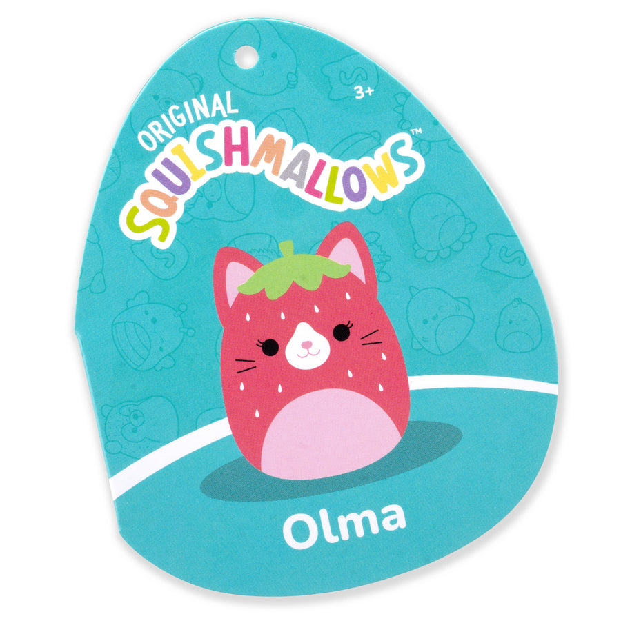 Squishmallows Olma Strawberry Cat Fusion Squad Red | 870-DPSUWO