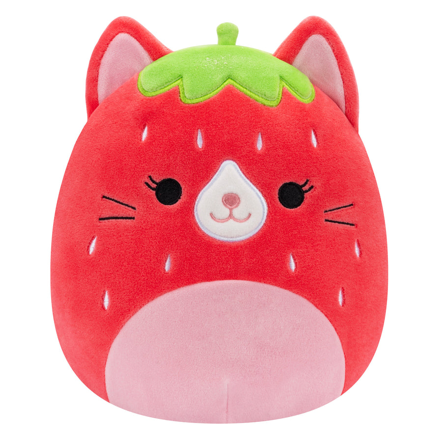 Squishmallows Olma Strawberry Cat Fusion Squad Red | 870-DPSUWO