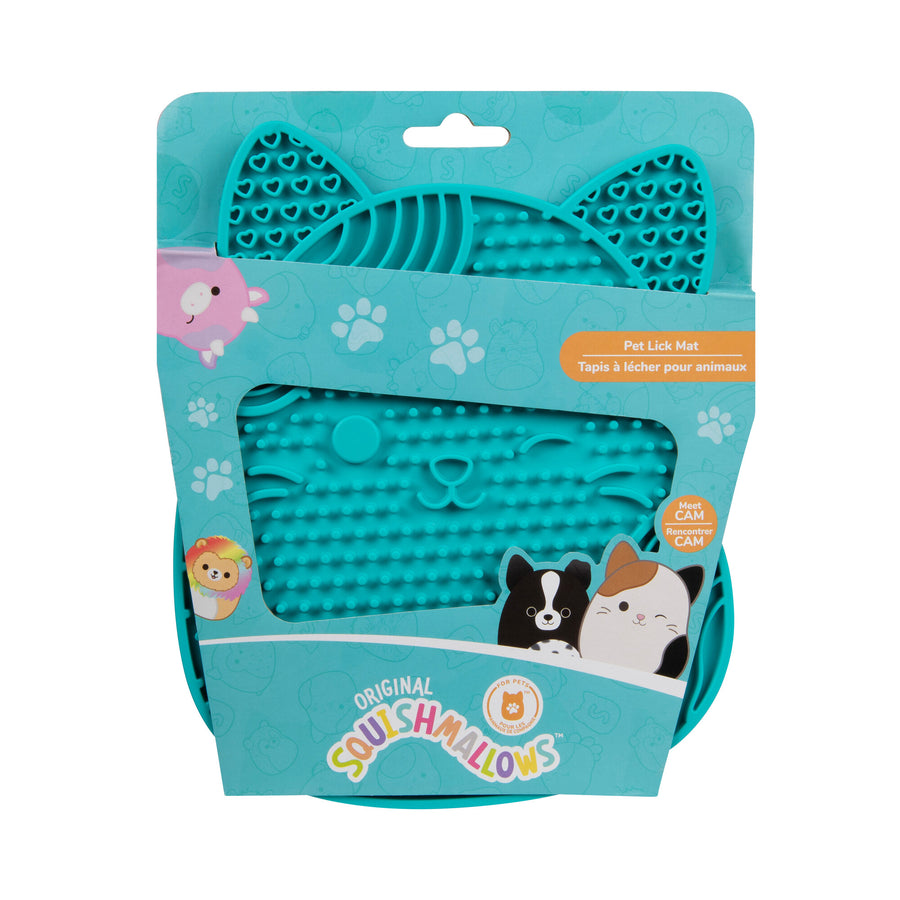 Squishmallows Original Cam Cat Lick Mat Cat Lick Mat Blue | 584-URKBDN