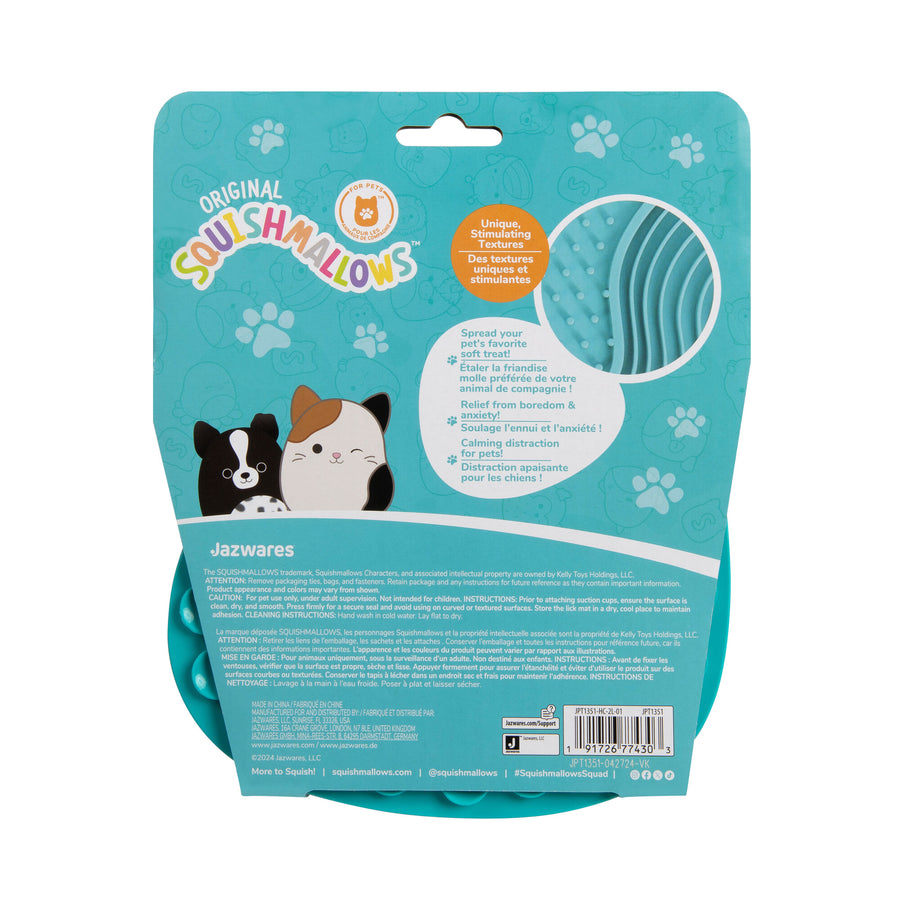 Squishmallows Original Cam Cat Lick Mat Cat Lick Mat Blue | 584-URKBDN