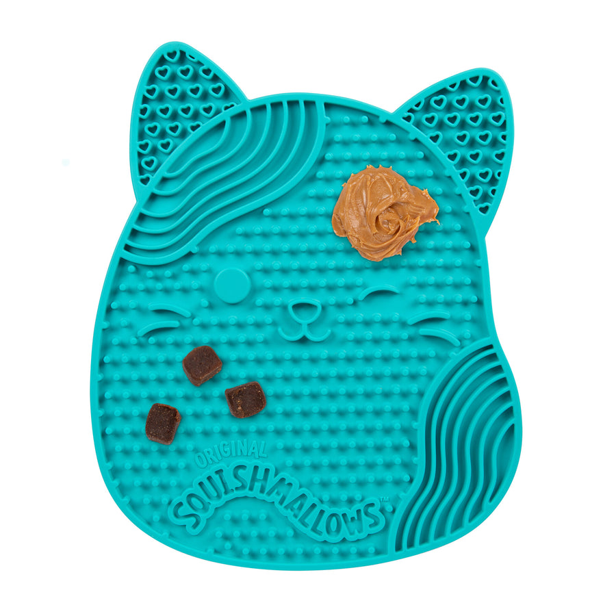 Squishmallows Original Cam Cat Lick Mat Cat Lick Mat Blue | 584-URKBDN