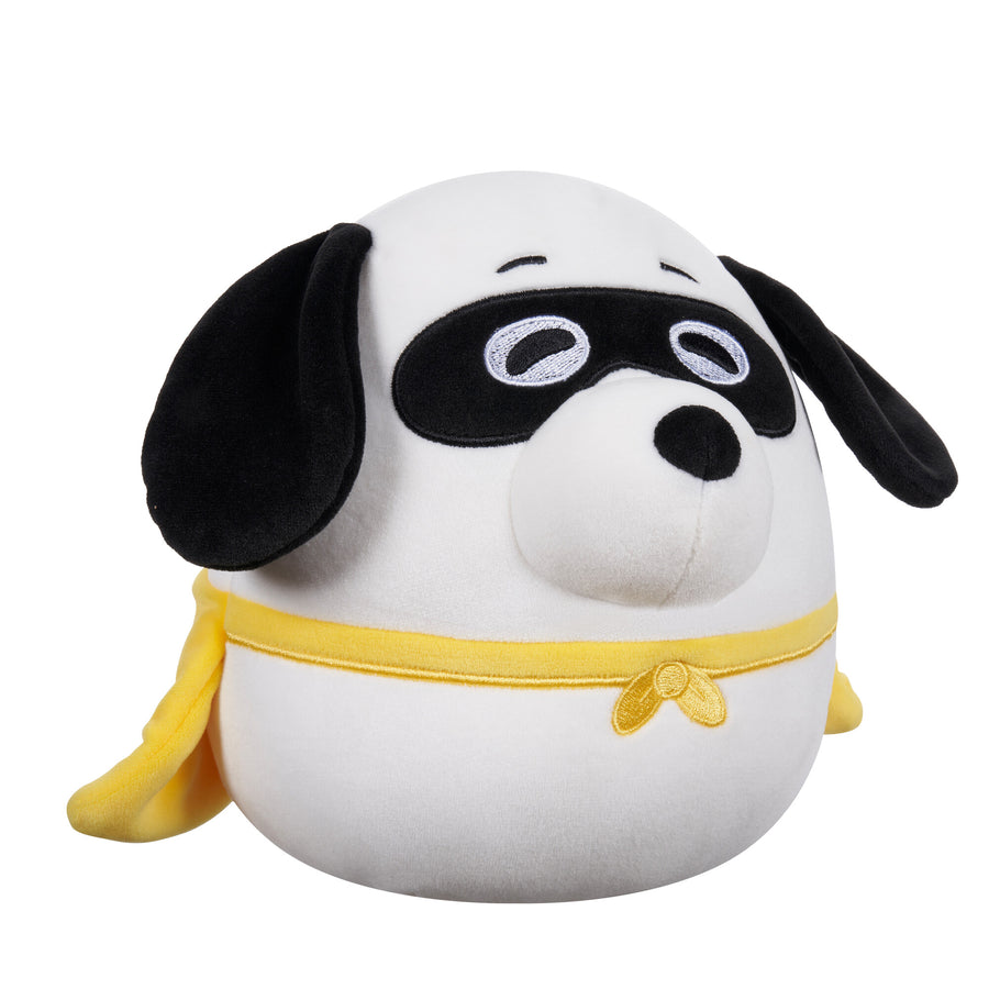 Squishmallows Peanuts 8-Inch Superhero Snoopy Plush Peanuts by Schulz Black / White | 625-CMSTRU