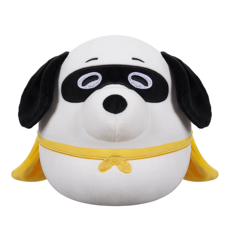 Squishmallows Peanuts 8-Inch Superhero Snoopy Plush Peanuts by Schulz Black / White | 625-CMSTRU