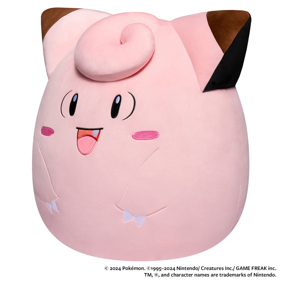Squishmallows Pokémon 20-Inch Clefairy Fantasy Squad Pink | 673-PQBNYI