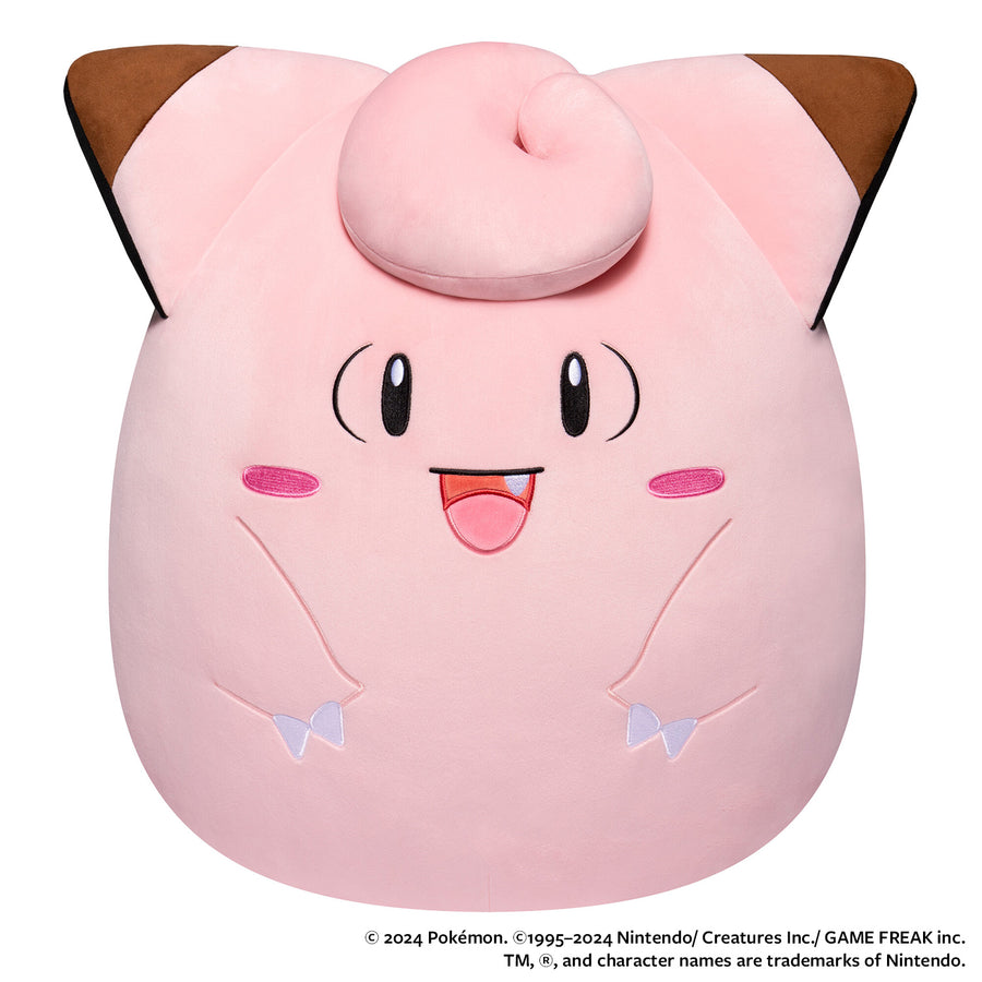 Squishmallows Pokémon 20-Inch Clefairy Fantasy Squad Pink | 673-PQBNYI