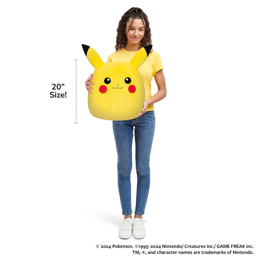 Squishmallows Pokémon 20-Inch Pikachu Fantasy Squad Yellow | 608-UAJWMT