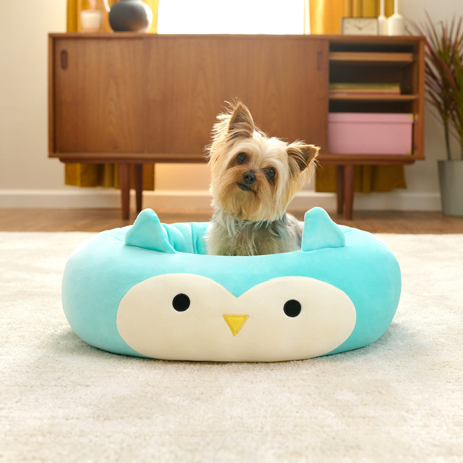 Squishmallows Winston Owl Pet Bed Blue | 680-XVLYME